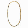 Awe Inspired Necklaces 14K Yellow Gold Vermeil / Black Chunky Colored Enamel Necklace
