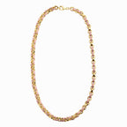 Awe Inspired Necklaces 14K Yellow Gold Vermeil / Blush Chunky Colored Enamel Necklace