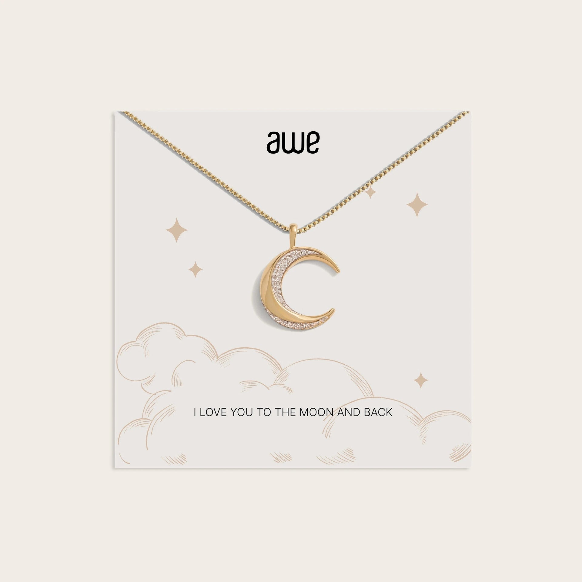Love You To The Moon Card Gift Set