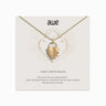 Awe Inspired Necklaces 14K Yellow Gold Vermeil Breakups II Card Gift Set