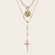 Awe Inspired Necklaces 14K Yellow Gold Vermeil By The Sword Lariat Necklace Set