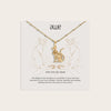 Awe Inspired Necklaces 14K Yellow Gold Vermeil Cat Mom Card Gift Set