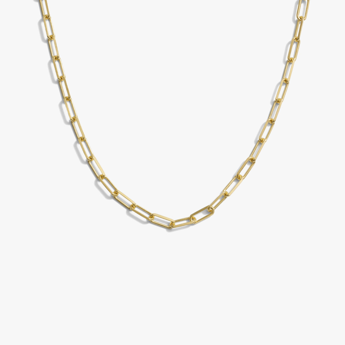 Awe Inspired Necklaces 14K Yellow Gold Vermeil Classic Paperclip Chain