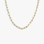 Awe Inspired Necklaces 14K Yellow Gold Vermeil Classic Paperclip Chain