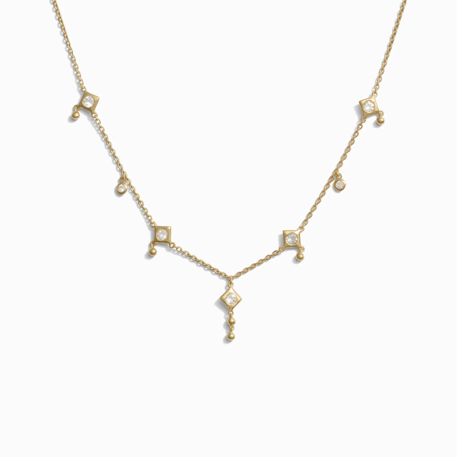 Awe Inspired Necklaces 14k Yellow Gold Vermeil Constellation Collar