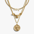 Awe Inspired Necklaces 14K Yellow Gold Vermeil Dark Fairy Necklace Set