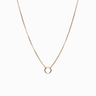 Awe Inspired Necklaces 14K Yellow Gold Vermeil Delicate Charm Necklace