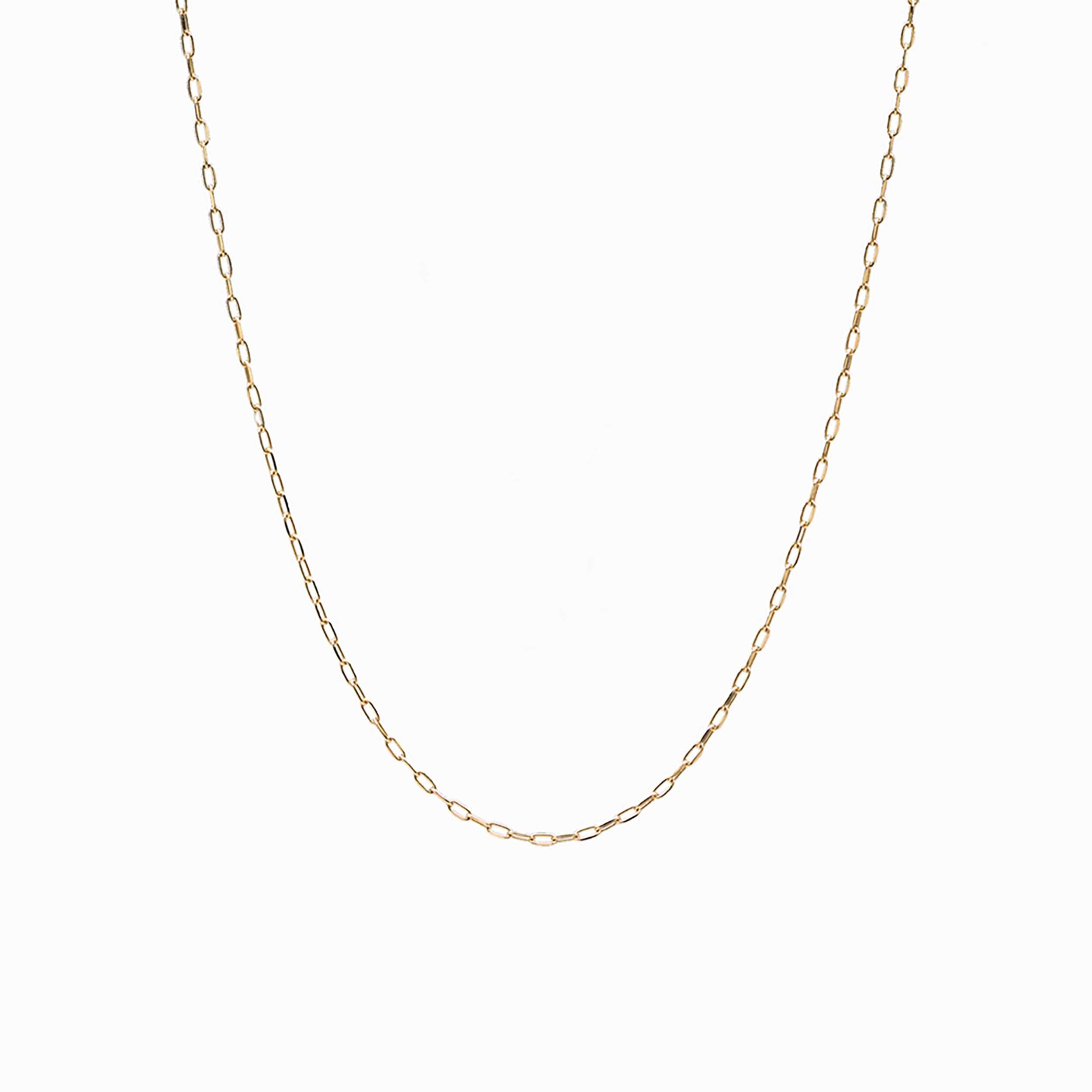 Awe Inspired Necklaces 14K Yellow Gold Vermeil Delicate Paperclip Chain