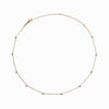 Awe Inspired Necklaces 14K Yellow Gold Vermeil Diamond Rondelle Necklace