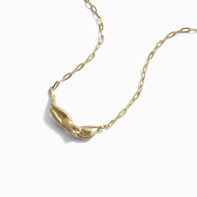 Awe Inspired Necklaces 14K Yellow Gold Vermeil Divine Feminine Necklace