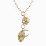 Awe Inspired Necklaces 14K Yellow Gold Vermeil Dream Locket Charm Lariat