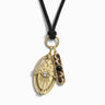 Awe Inspired Necklaces 14K Yellow Gold Vermeil Dream Traveler Cord Charm Necklace