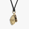 Awe Inspired Necklaces 14K Yellow Gold Vermeil Dream Traveler Cord Charm Necklace