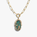 Awe Inspired Necklaces 14K Yellow Gold Vermeil / Earth Element Single Charm Necklace