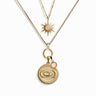 Awe Inspired Necklaces 14K Yellow Gold Vermeil Eye On the Sky Necklace Set