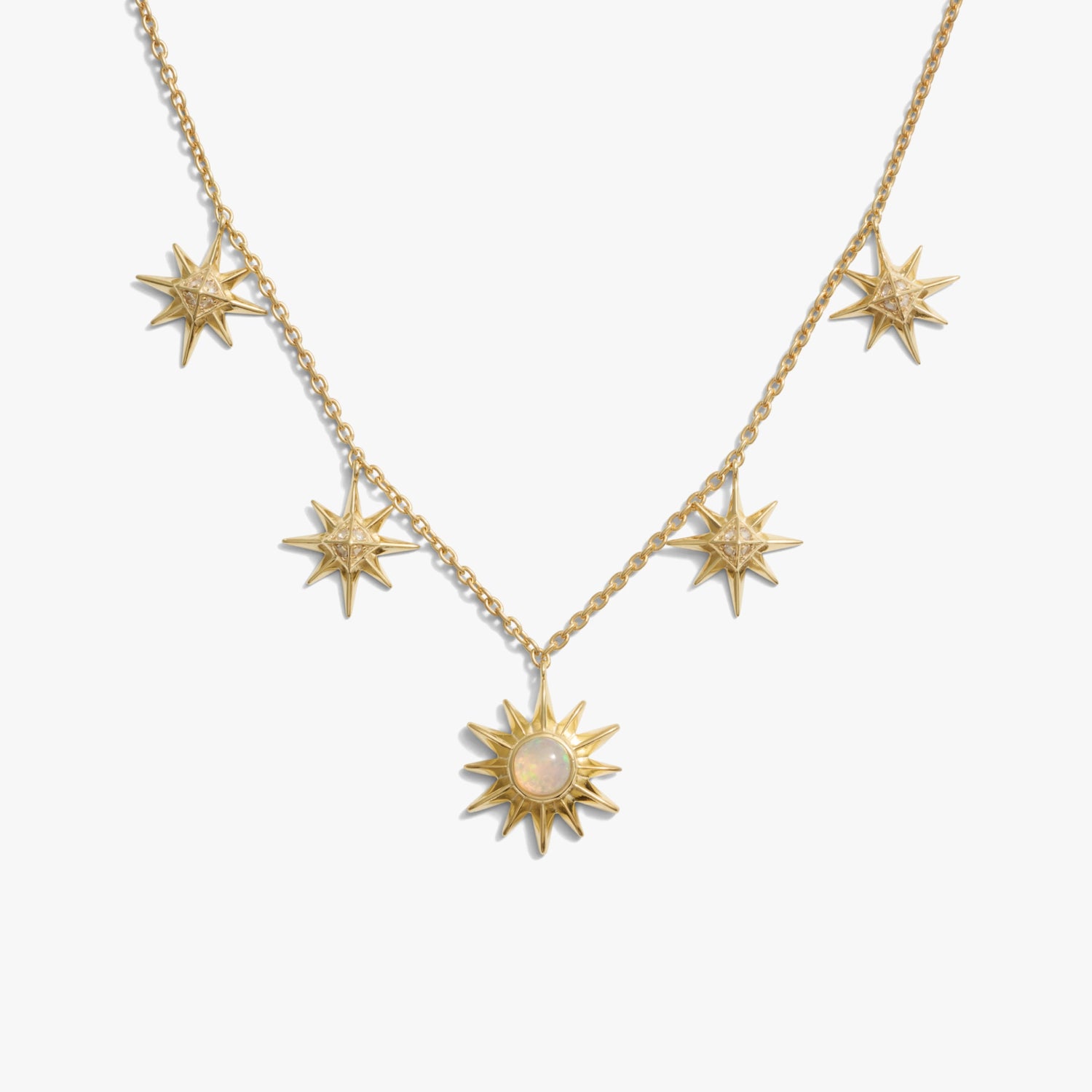 Awe Inspired Necklaces 14K Yellow Gold Vermeil Falling Star Necklace
