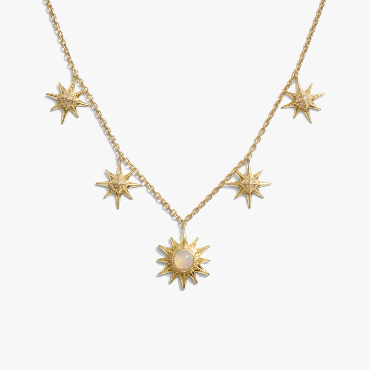 Awe Inspired Necklaces 14K Yellow Gold Vermeil Falling Star Necklace