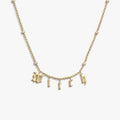 Awe Inspired Necklaces 14K Yellow Gold Vermeil Gothic Witch Necklace