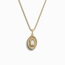 Awe Inspired Necklaces 14k Yellow Gold Vermeil / Green Amethyst / 16"-18" Aura Necklace