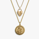 Awe Inspired Necklaces 14K Yellow Gold Vermeil Immortal Love Necklace Set