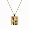 Awe Inspired Necklaces 14K Yellow Gold Vermeil / La Dyade- "The Dyad" / 16"-18" La Dyade "The Dyad" Embrace Necklace