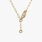 Awe Inspired Necklaces 14K Yellow Gold Vermeil / Labradorite Carabiner Lariat Collector Necklace