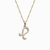 Awe Inspired Necklaces 14K Yellow Gold Vermeil / Leo / 20-22" Saturn Chain Gemstone Zodiac on Saturn Chain