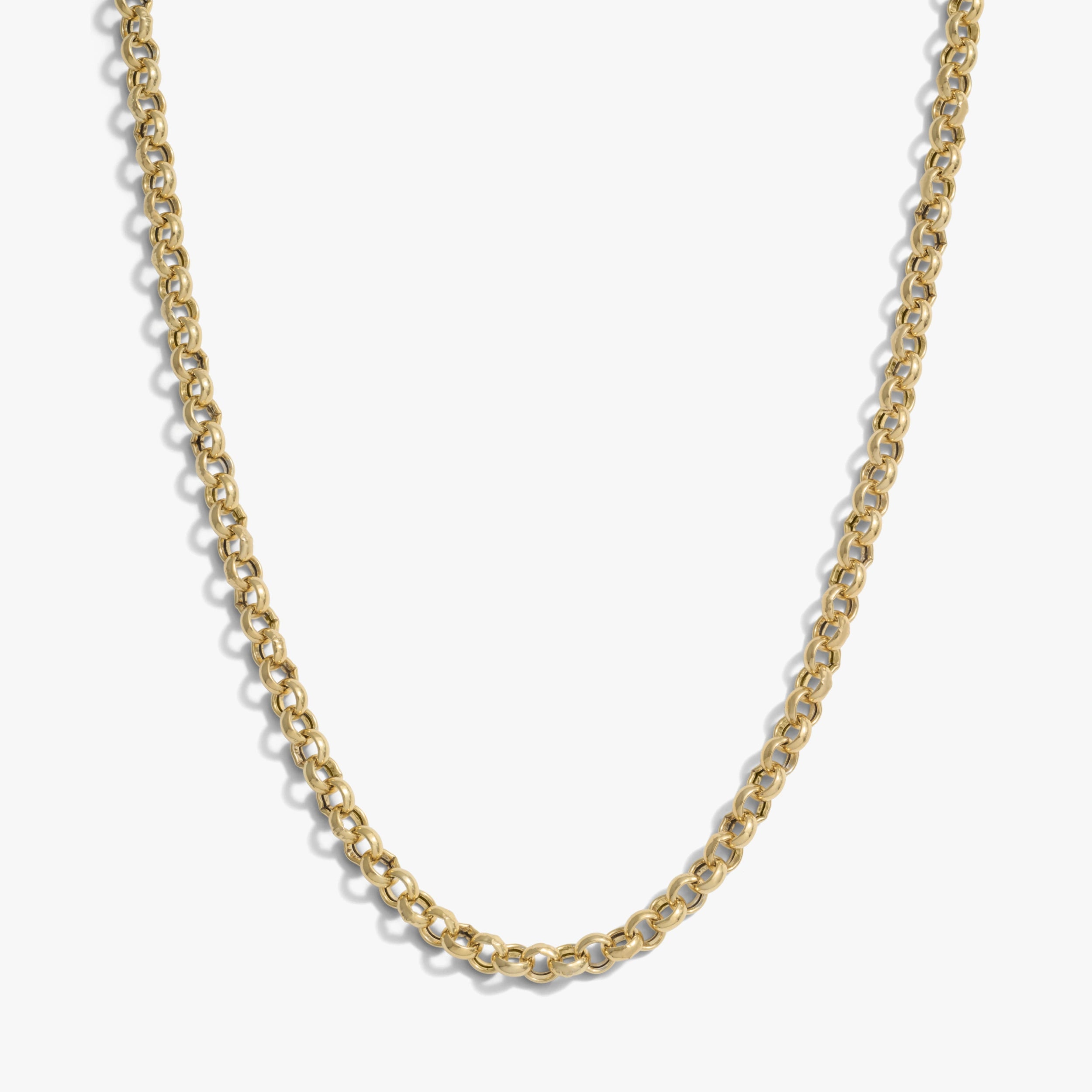 Awe Inspired Necklaces 14K Yellow Gold Vermeil Long Rolo Chain