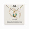 Awe Inspired Necklaces 14K Yellow Gold Vermeil Lucky Charm Card Gift Set