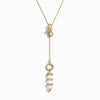 Awe Inspired Necklaces 14K Yellow Gold Vermeil Manifest Infinity Charm Lariat