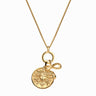 Awe Inspired Necklaces 14K Yellow Gold Vermeil Medusa Collector Link Necklace Set