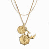 Awe Inspired Necklaces 14K Yellow Gold Vermeil Midnight Vengeance Necklace Set