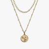 Awe Inspired Necklaces 14K Yellow Gold Vermeil / Mini Mini Athena + Delicate Paperclip Necklace Set