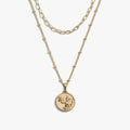 Awe Inspired Necklaces 14K Yellow Gold Vermeil / Mini Mini Athena + Delicate Paperclip Necklace Set