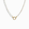 Awe Inspired Necklaces 14K Yellow Gold Vermeil Moonstone Beaded Collector Necklace