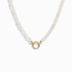 Awe Inspired  Necklaces Gemstone Charm Necklace