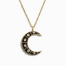 Awe Inspired Necklaces 14K Yellow Gold Vermeil Mystic Moon  Necklace