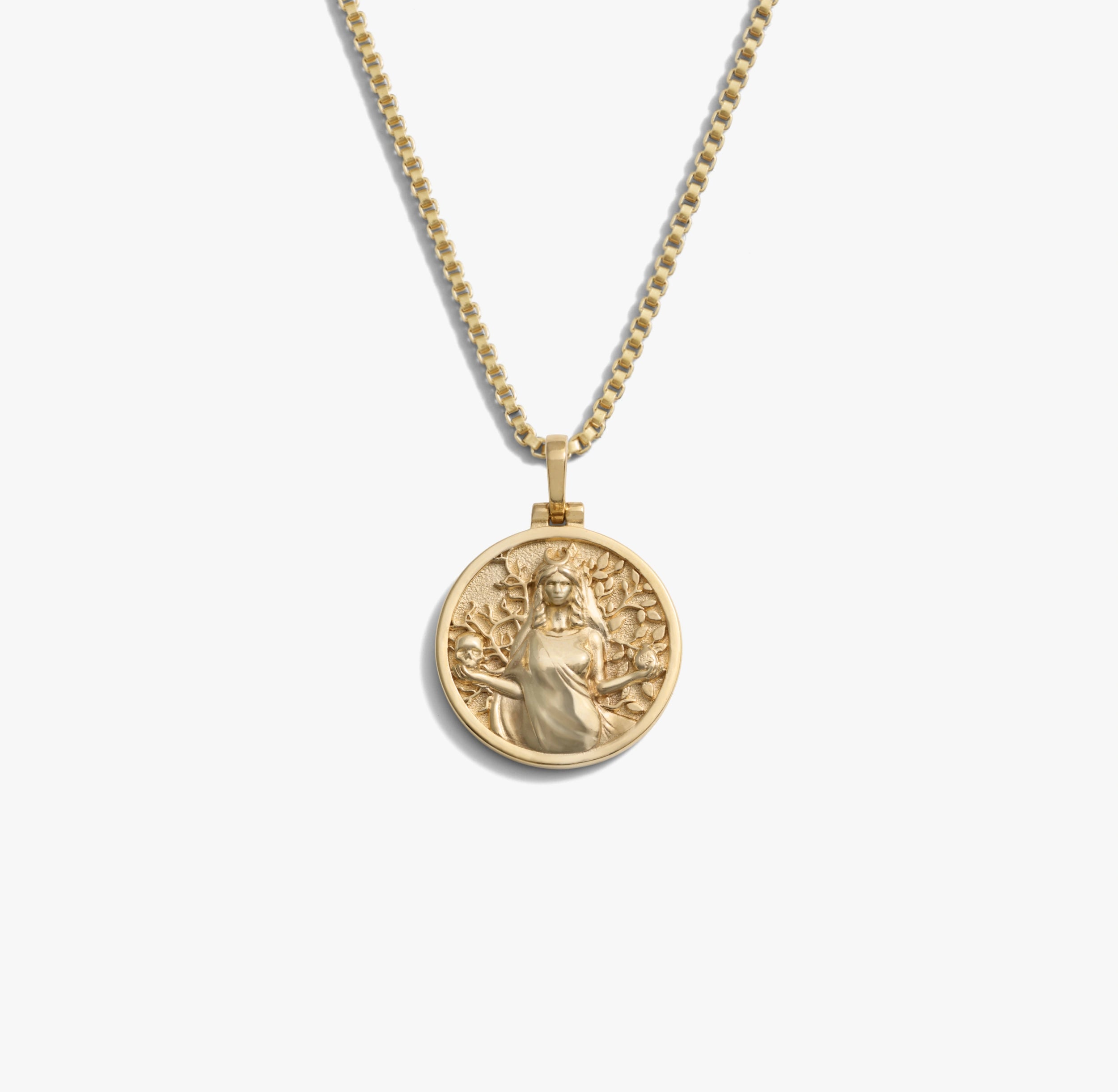 Awe Inspired Necklaces 14K Yellow Gold Vermeil / Persephone / 16-18 Standard Goddess Necklace Reworks