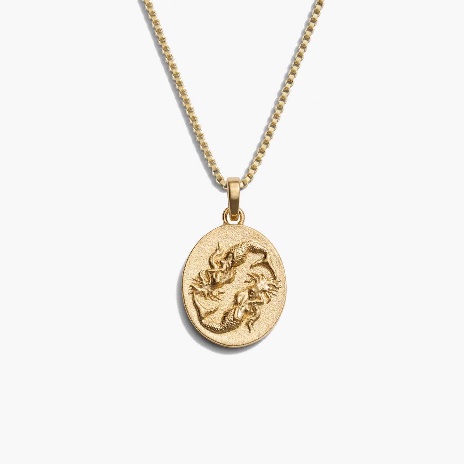 Product image of Awe Inspired Necklaces 14K Yellow Gold Vermeil / Pisces / Standard Zodiac Goddess Necklace