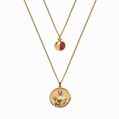 Awe Inspired Necklaces 14K Yellow Gold Vermeil Promise of Spring Necklace Set