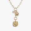 Awe Inspired Necklaces 14K Yellow Gold Vermeil Psyche's Journey Charm Lariat