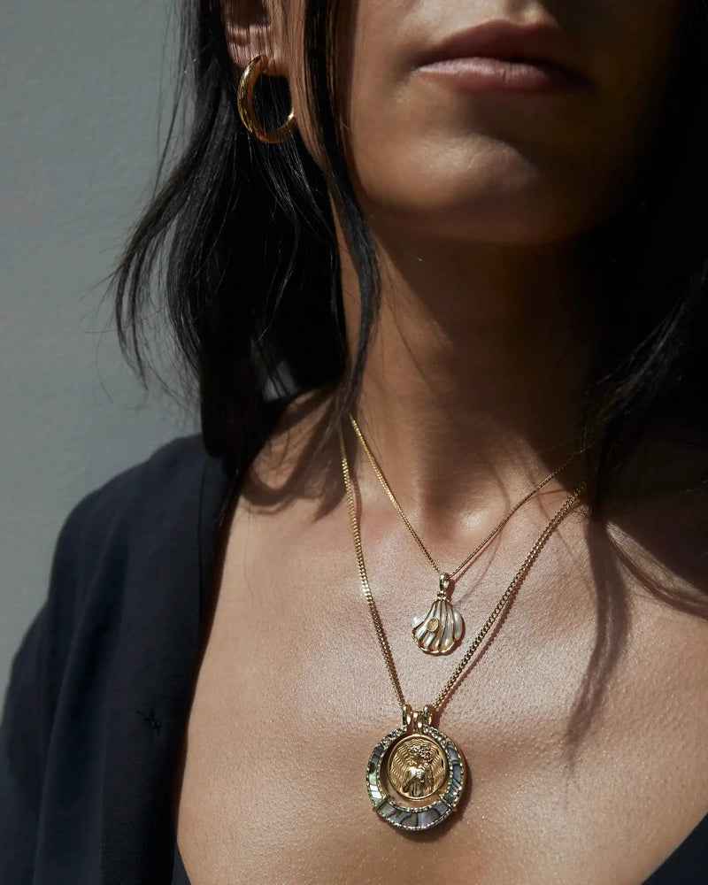 Awe Inspired Necklaces 14K Yellow Gold Vermeil Return to the Sea Necklace Set