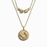 Awe Inspired Necklaces 14K Yellow Gold Vermeil Rhiannon and Pinky Swear Set