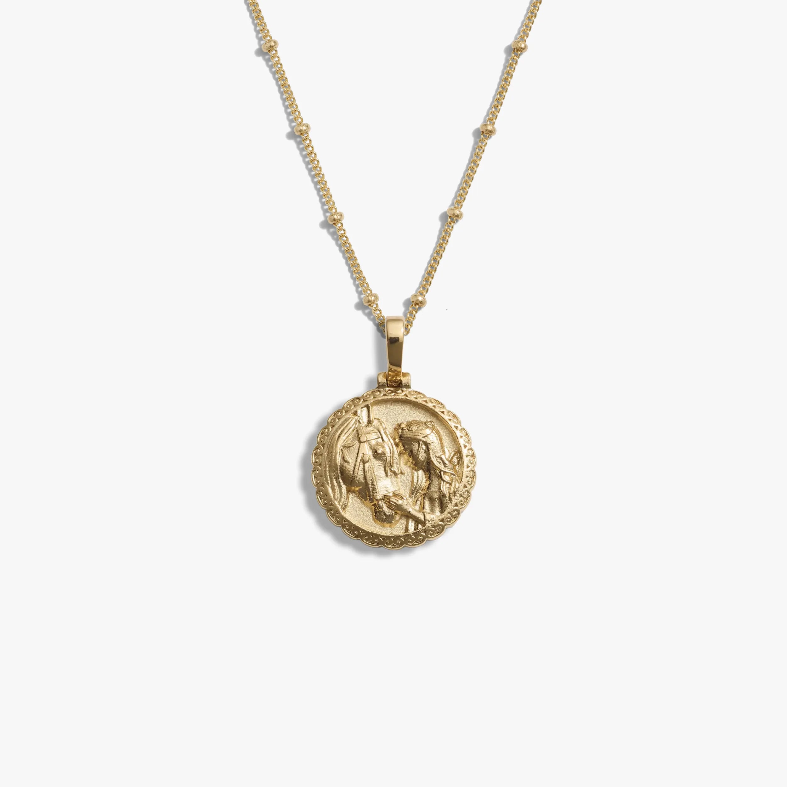 Awe Inspired Necklaces 14K Yellow Gold Vermeil / Rhiannon Mini Goddess Necklace