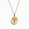 Awe Inspired Necklaces 14K Yellow Gold Vermeil / Scorpio / 16" - 18" Zodiac Goddess Pendant + Mini Paperclip Chain