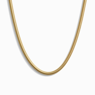 Awe Inspired Necklaces 14K Yellow Gold Vermeil Snake Chain