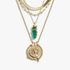 Awe Inspired Necklaces 14K Yellow Gold Vermeil Snake in the Grass Necklace Set