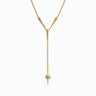 Awe Inspired Necklaces 14K Yellow Gold Vermeil Stardust Statement Lariat