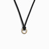 Awe Inspired Necklaces 14K Yellow Gold Vermeil Suede Cord Charm Collector Necklace