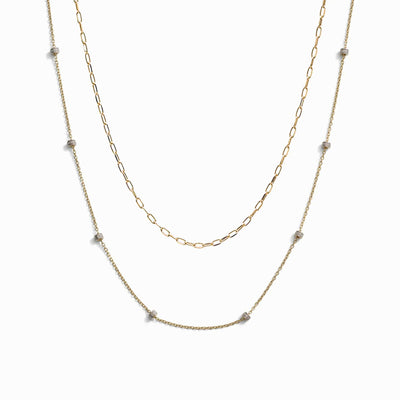 Awe Inspired Necklaces 14K Yellow Gold Vermeil The Essential Necklace Set